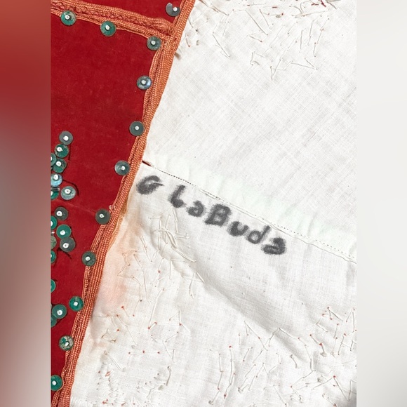 Vintage Handmade Beaded Corset Vest - Picture 11 of 15